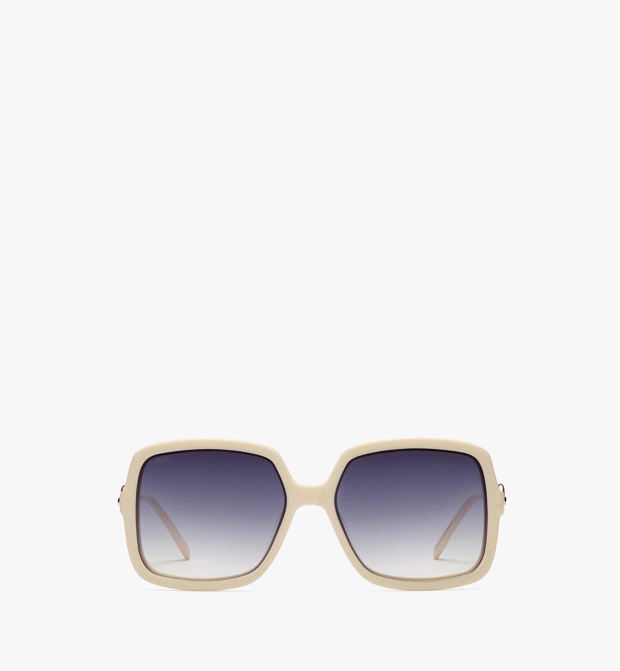 Lunettes de soleil carrées à chaîne 1